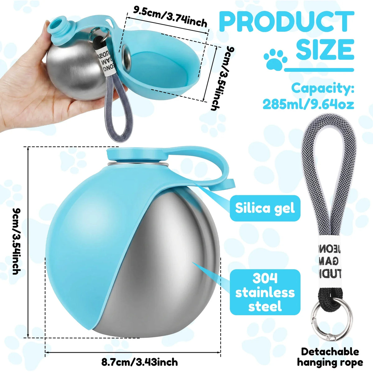 Sip-&-Go dog water bottle