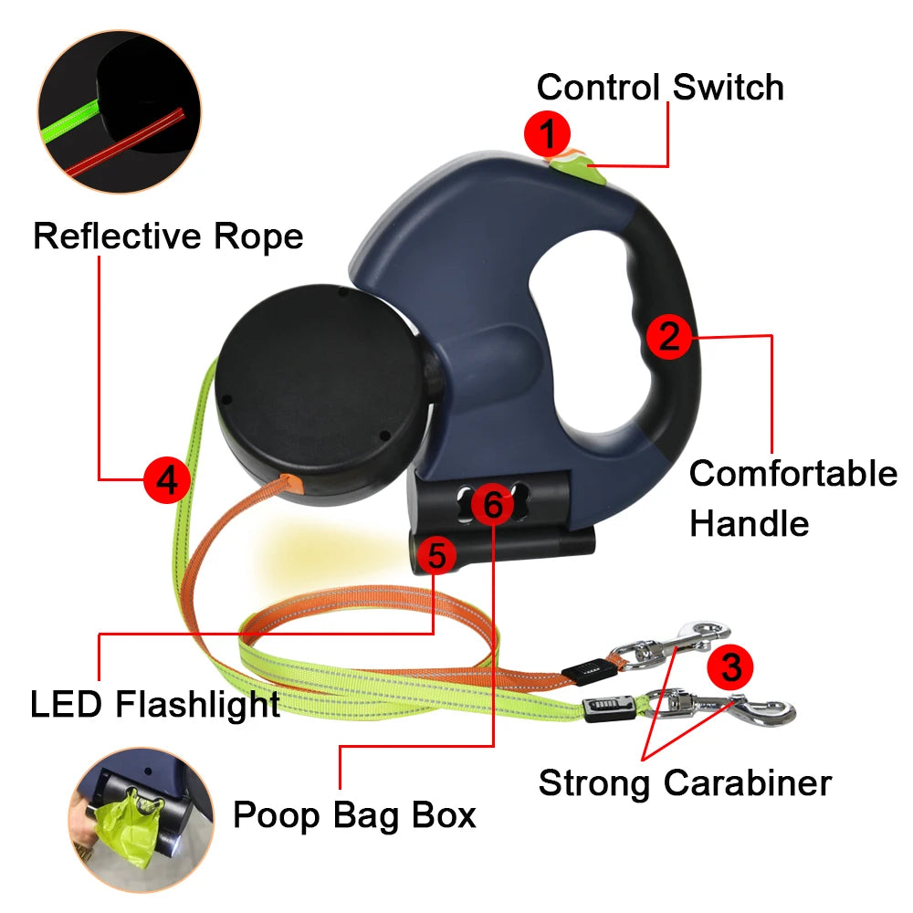 Walk-Two dual dog leash